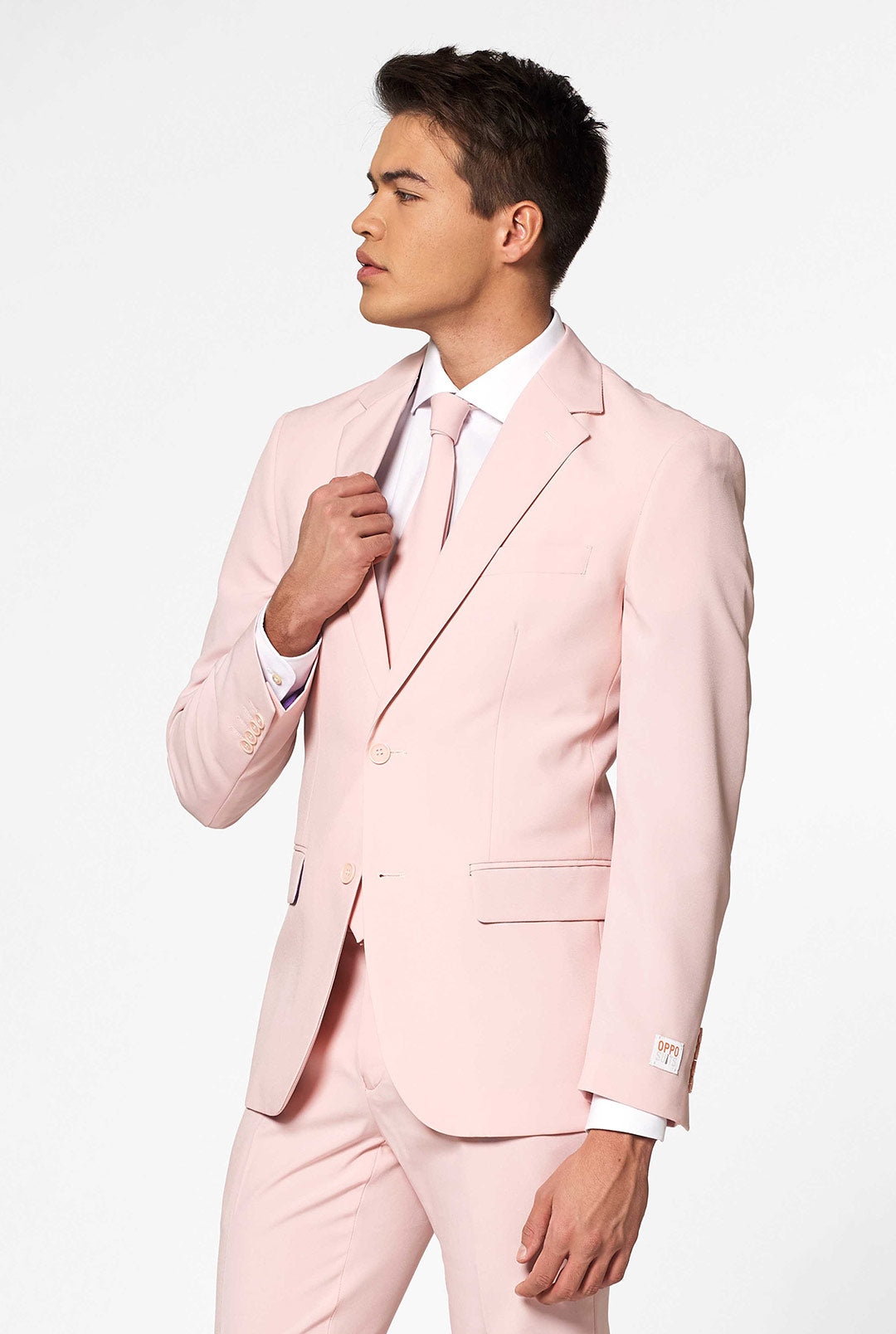 pink suit dress